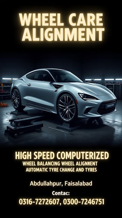 WHEEL CARE ALIGNMENT CENTER — verified car workshop in Faisalabad, Faisalabad, Pakistan