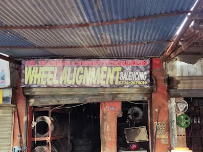 Al-Madni Wheel Alignment & Tyre Shop — workshop photo 3, Gulistan E Johar, Karachi