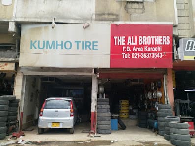 Ali Brothers Tyres & Alignment Sharifabad — workshop photo 2, Gulberg, Karachi