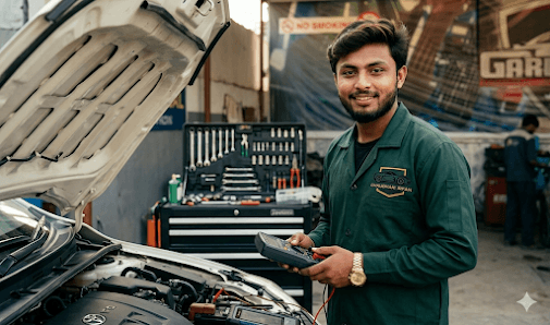 Chaudhari Irfan Car AC and Auto Electrician — workshop photo 2, Gulshan, Karachi
