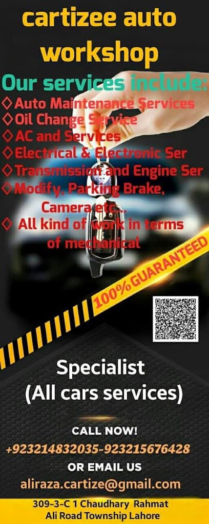 cartizee auto workshop — verified car workshop in Dha, Lahore, Pakistan