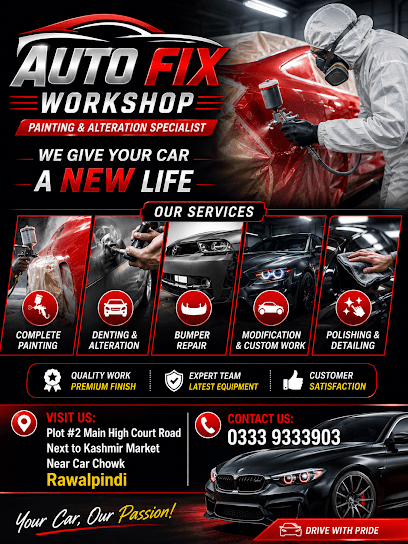 Auto Fix Workshop — verified car workshop in Gulrez, Rawalpindi, Pakistan